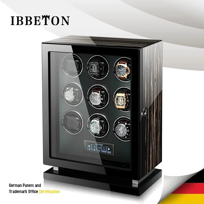 Coffre Fort Montre Bois Remontoir 12 24 Empreinte