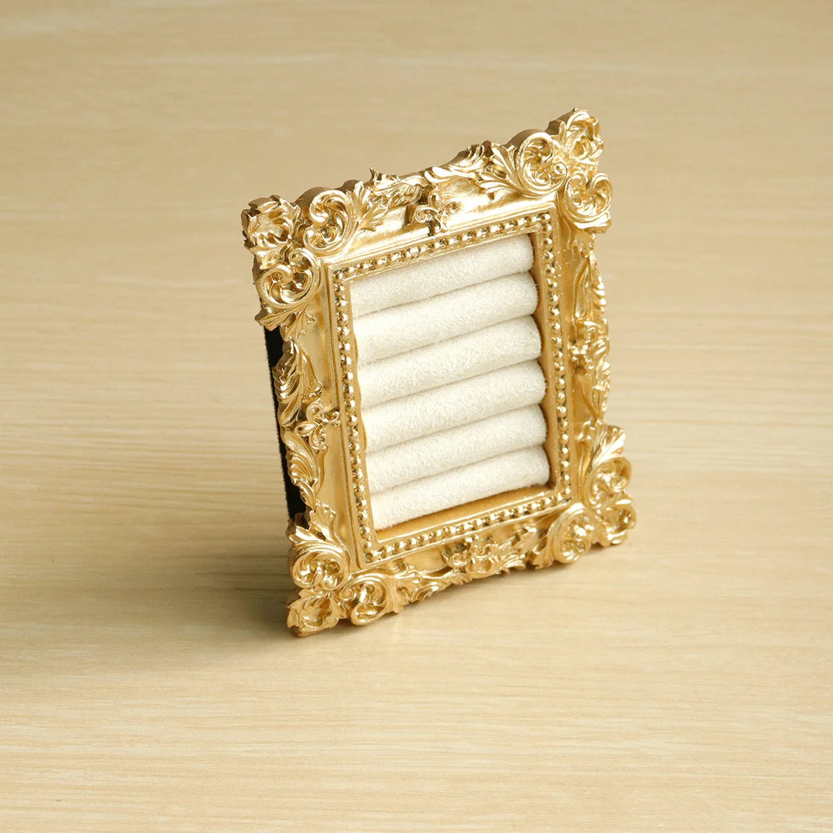 Plateau Bague Daim Vintage Baroque