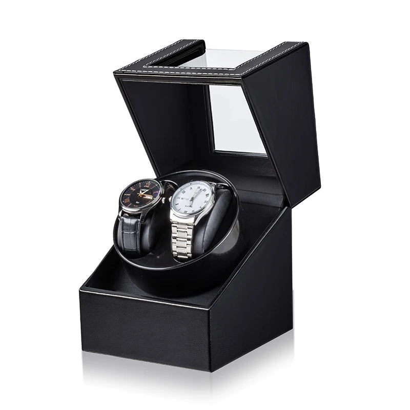 Remontoir Montre Cuir Double Silencieux
