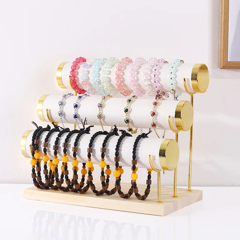 Porte Bracelet Bois Multicouche Cadeau Femme