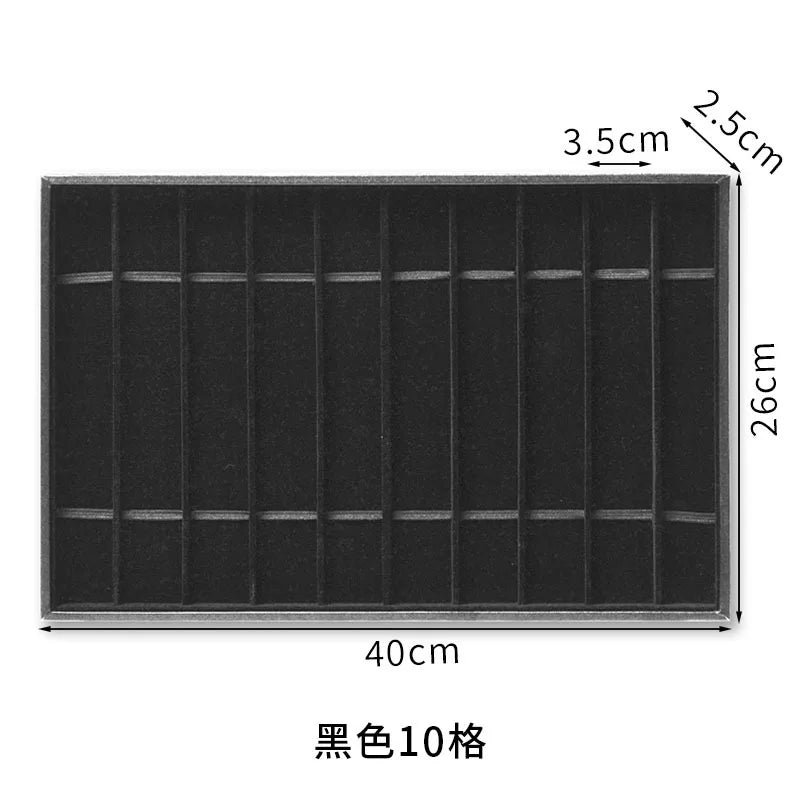 Plateau Velours Cuir Bracelet Montre 6 à 10 Cases