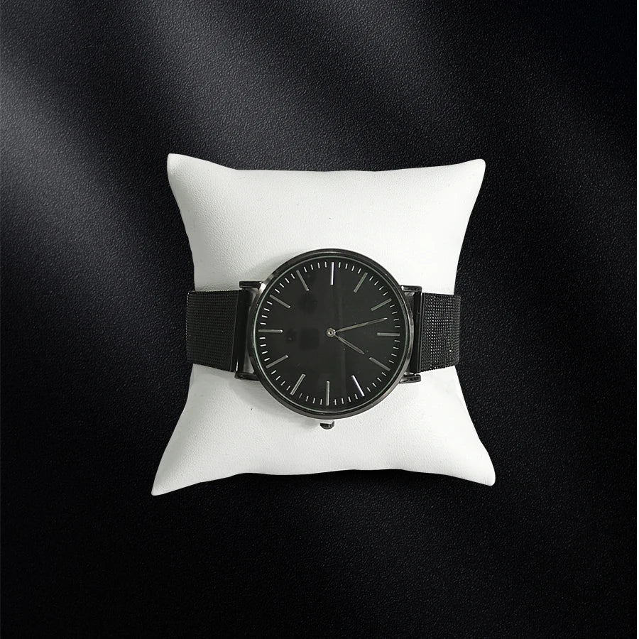 Coussin Cuir Montre Bracelet Collier Présentoir