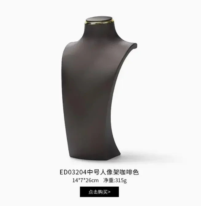 Buste Collier Résine Cou Figurine Vitrine