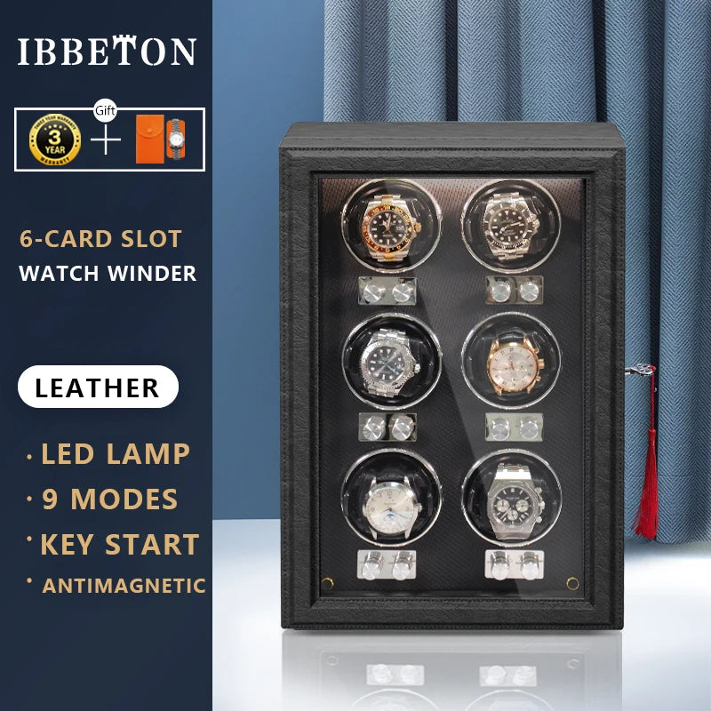 Remontoir Montre Cuir Premium Armoire Automatique