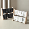 Presentoir Bois Incline 2 Etages Pliable Collier