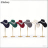 Presentoir Metal Velours Barre T Multi-bijoux