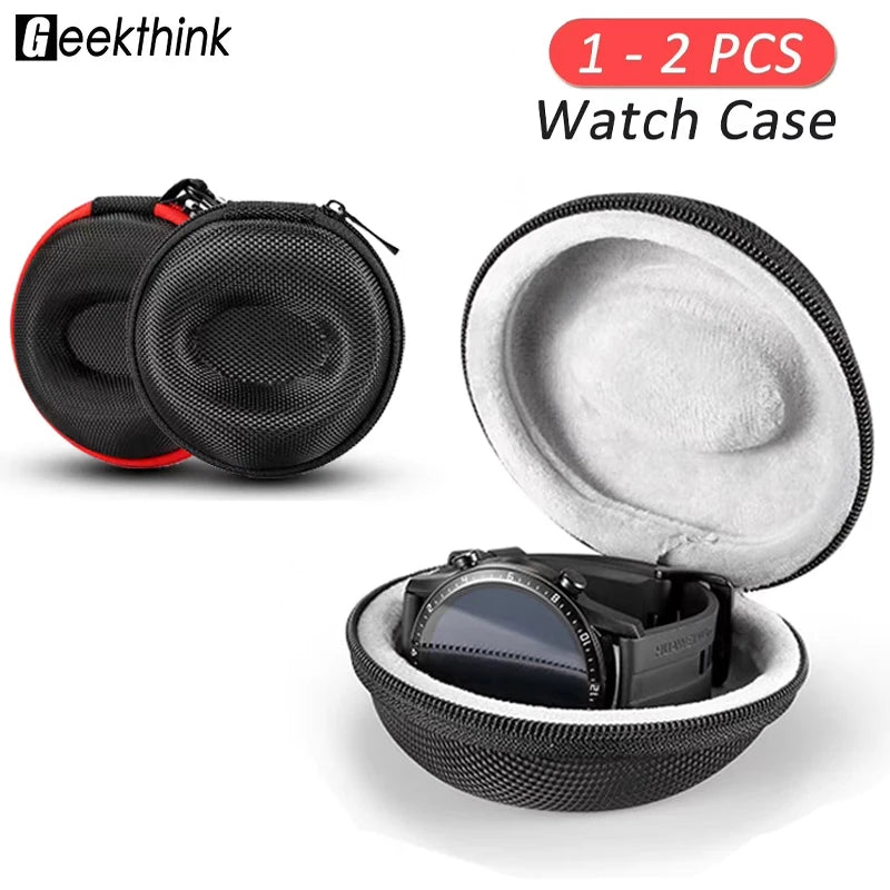 Étui Montre Plastique Voyage Antichoc Compact
