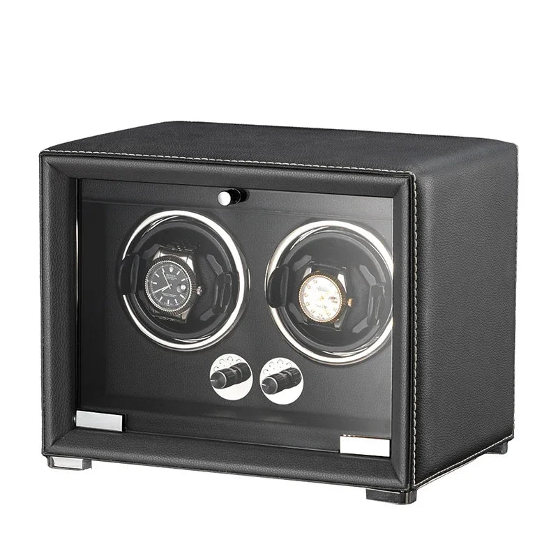 Coffre Fort Montre Cuir Remontoir Multi Emplacements