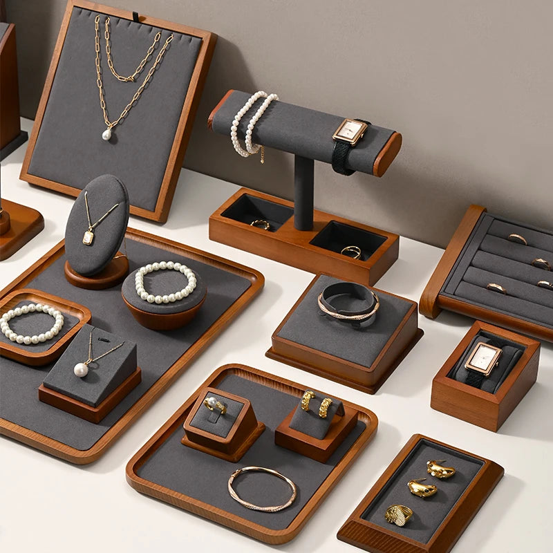 Présentoir Bijoux Bois Polyvalent Comptoir