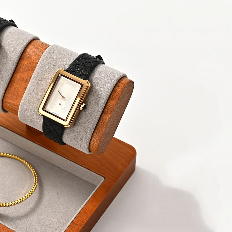Présentoir Montre Bois Massif Bagues Bijoux