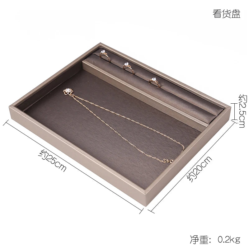 Mallette Bijoux Cuir Marron Rangement Voyage