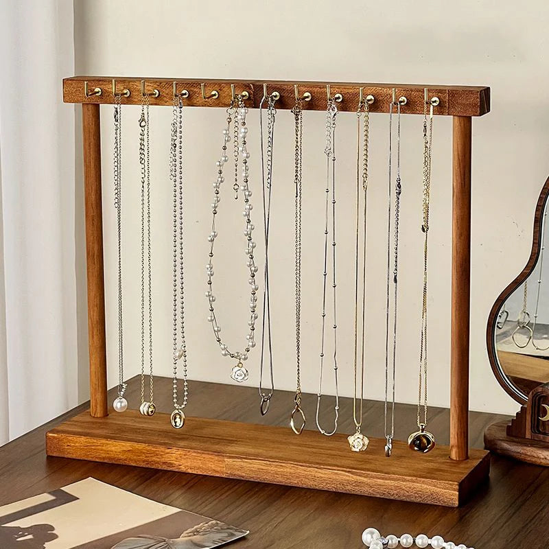 Presentoir Collier Bois Rustique