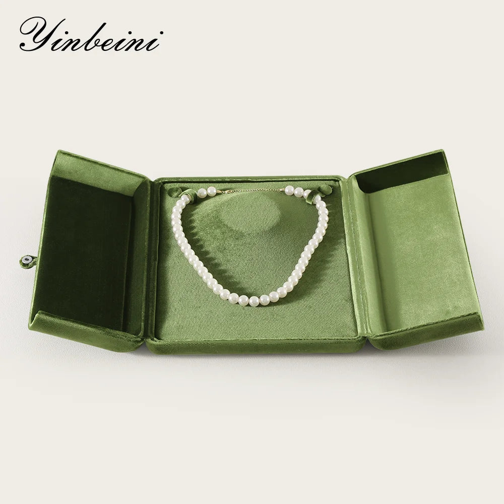 Boîte Collier Velours Pendentif Grande Présentation