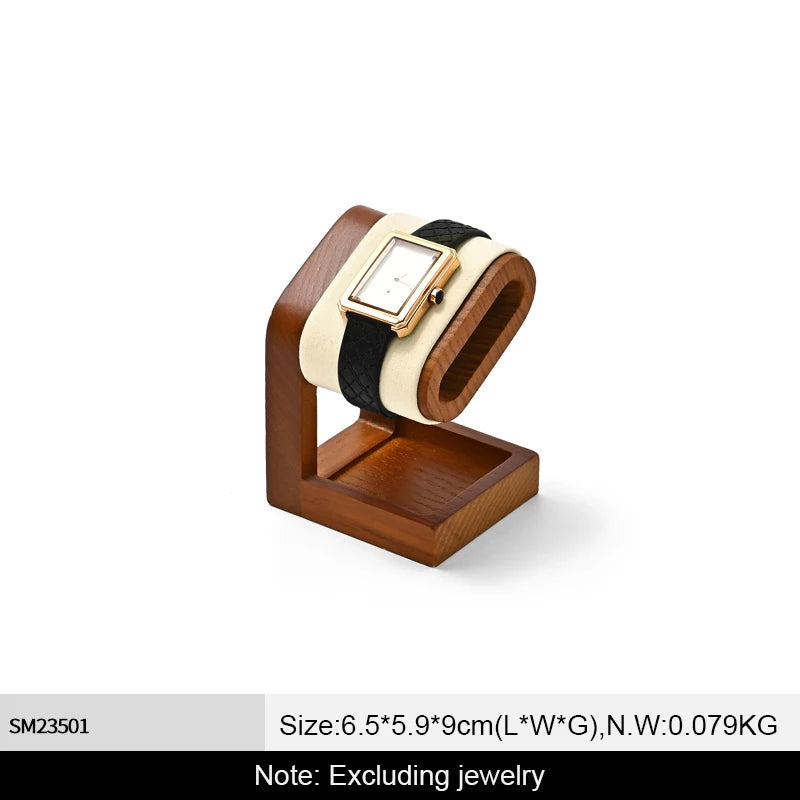 Présentoir Montre Bois Massif Bagues Vitrine