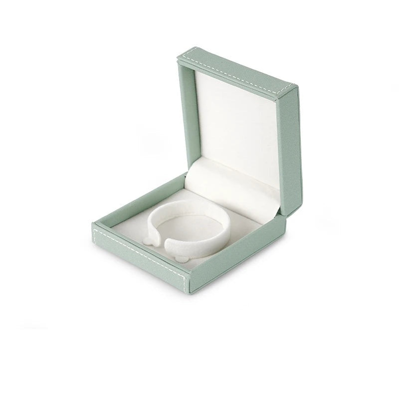 Boîte Bijoux Velours Vert Coffret Mariage