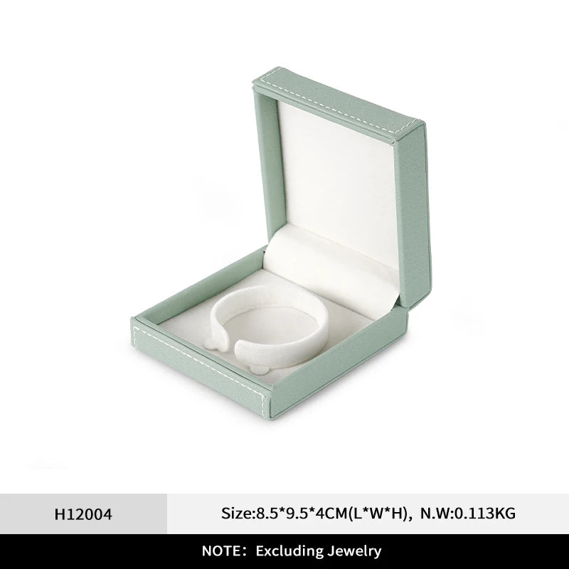 Boîte Bijoux Velours Vert Coffret Mariage