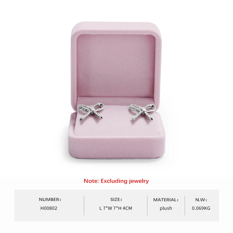 Boite Bijoux Velours Rose Mariage Mallette