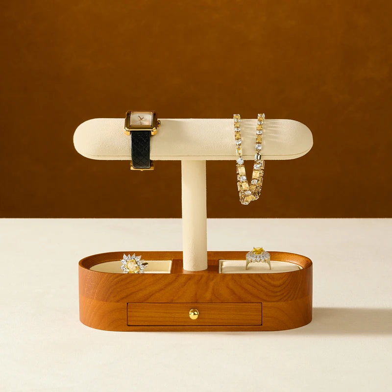 Présentoir Bijoux Bois Montre Luxe Multifonction