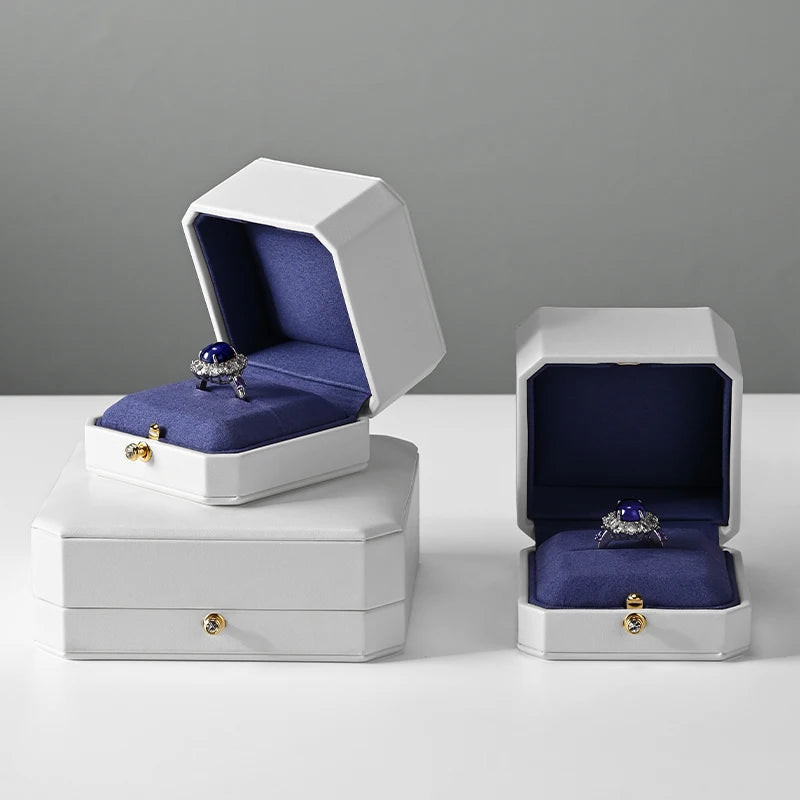 Boîte Bijoux Cuir Coffret Cadeau Mariage
