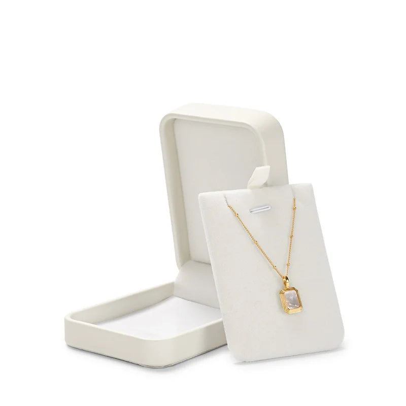 Boîte Bijoux Velours Bague Collier Bracelet