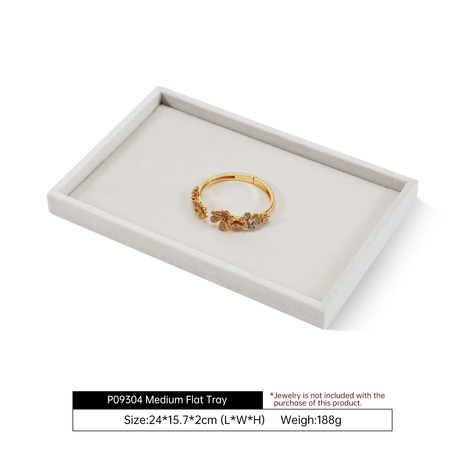 Plateau Bijoux Velours Tiroirs Multi Compartiments