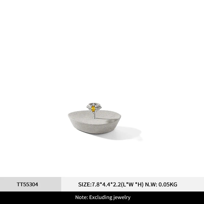 Présentoir Bague Cuir Luxe Comptoir Vitrine