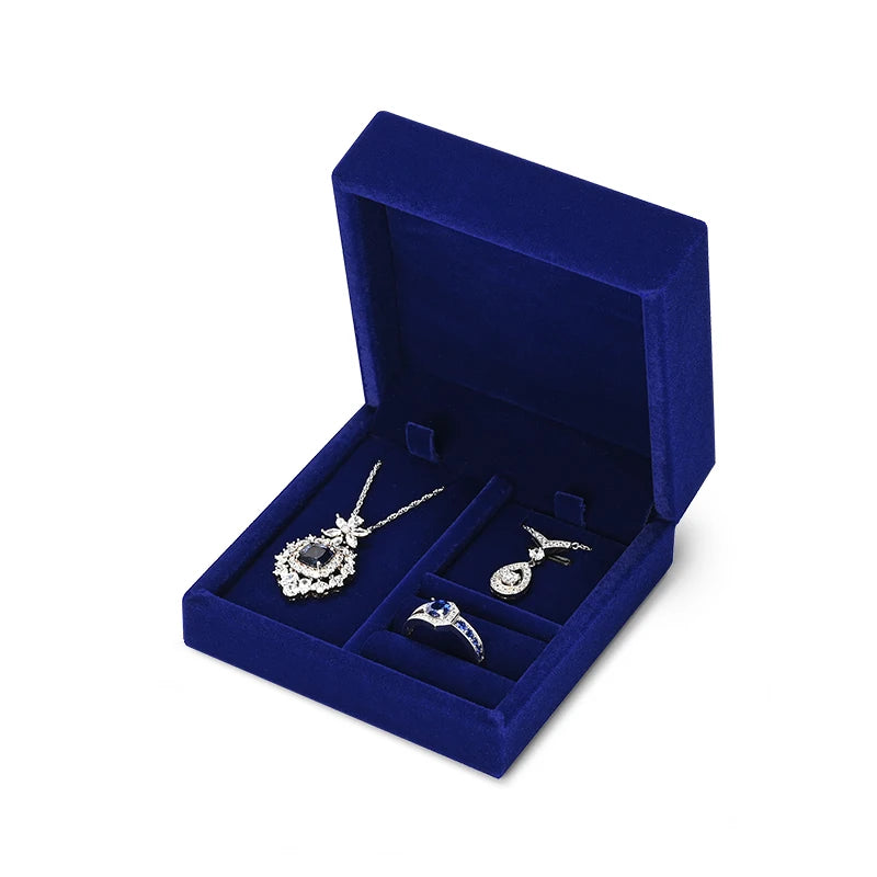 Boîte Bijoux Velours Coffret Mariage