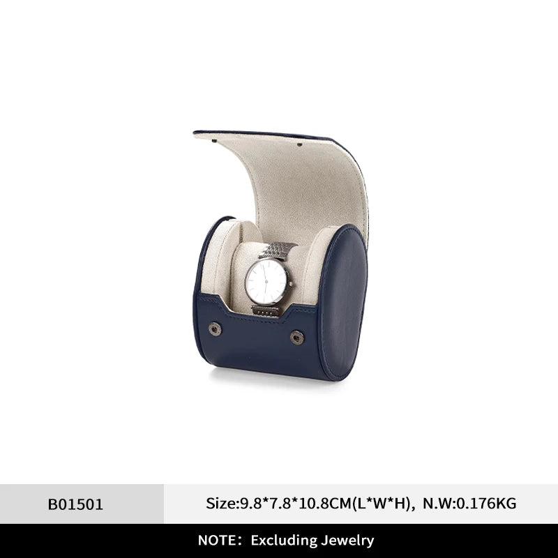 Étui Montre Cuir Voyage Rouleau Emplacements