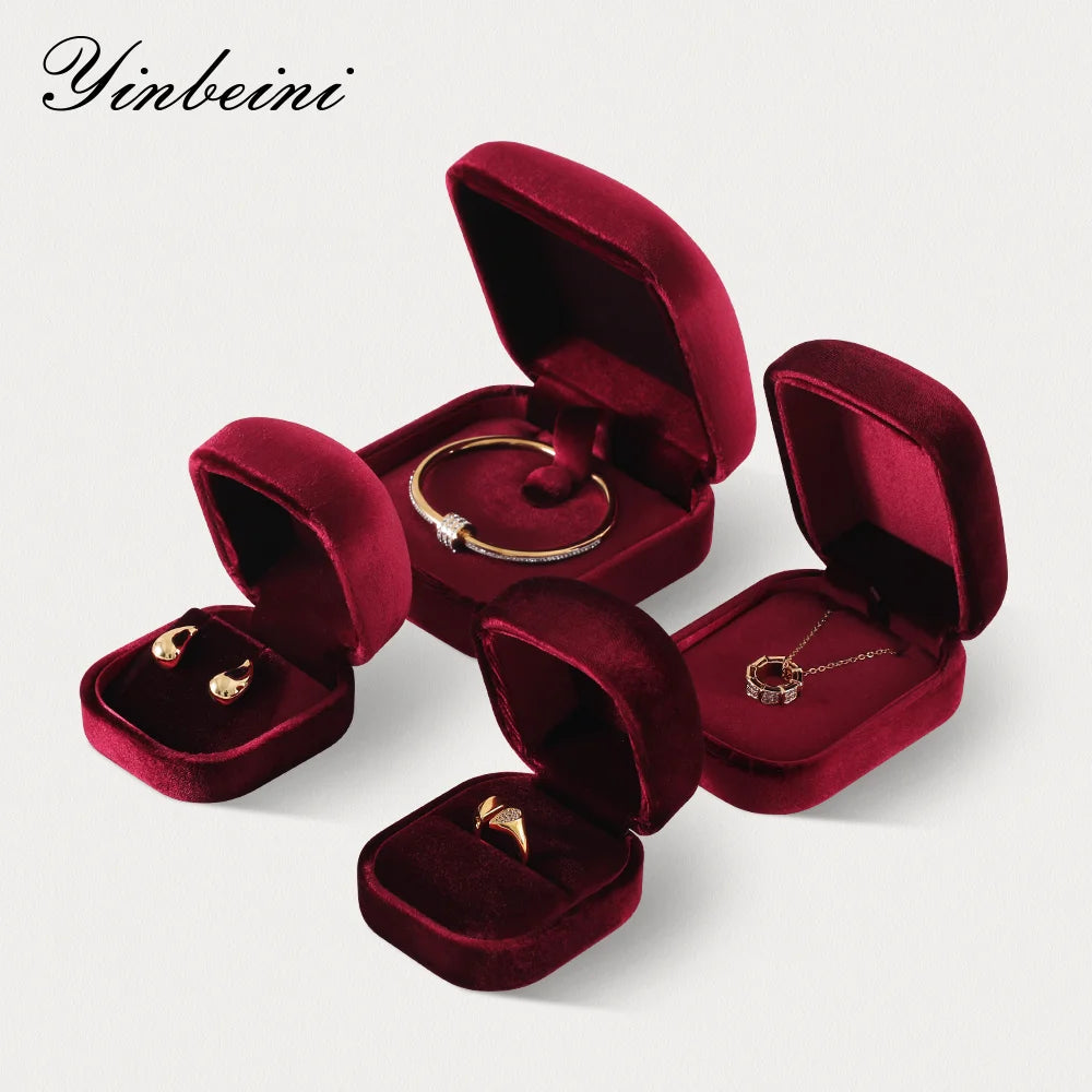 Boîte à Bijoux Velours Premium Rangement
