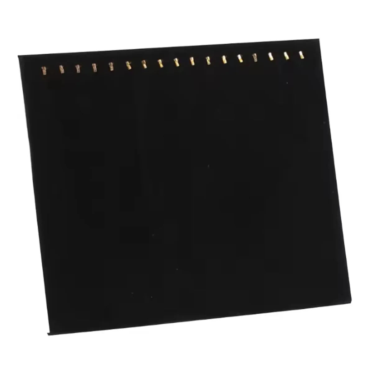 Présentoir Collier Bois Velours Noir Plat