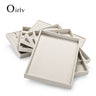 Plateau Bijoux Cuir Multi-fonction Beige