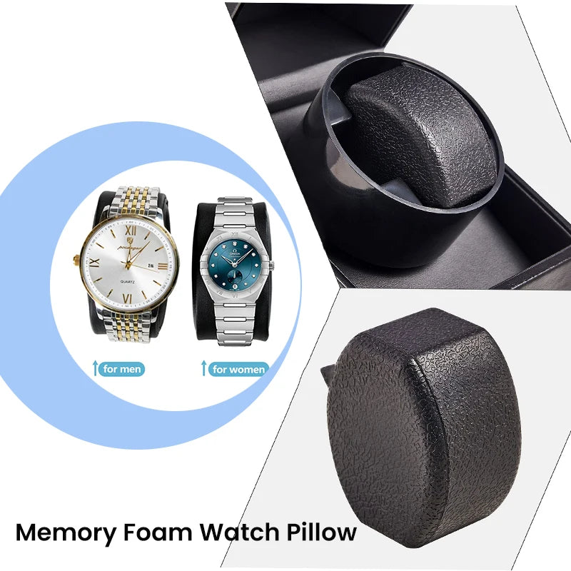 Remontoir Montre Cuir Unique Silencieux