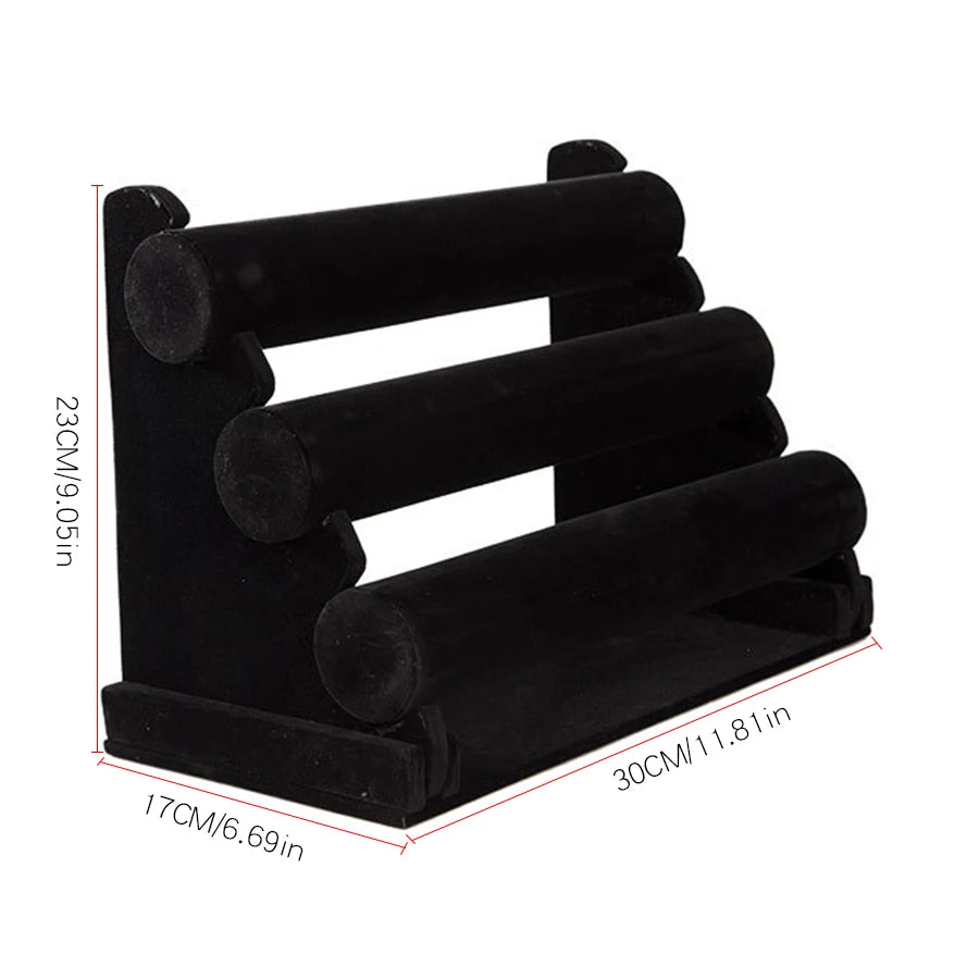 Présentoir Bracelet 3 Couches Rangement Vitrine
