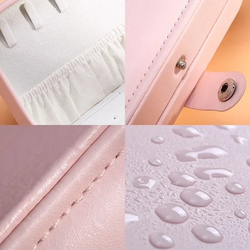 Pochette Bijoux Simili Cuir Compact