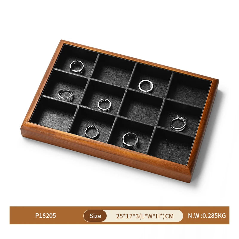 Boîte Bijoux Bois Multi-Compartiments Modulaire