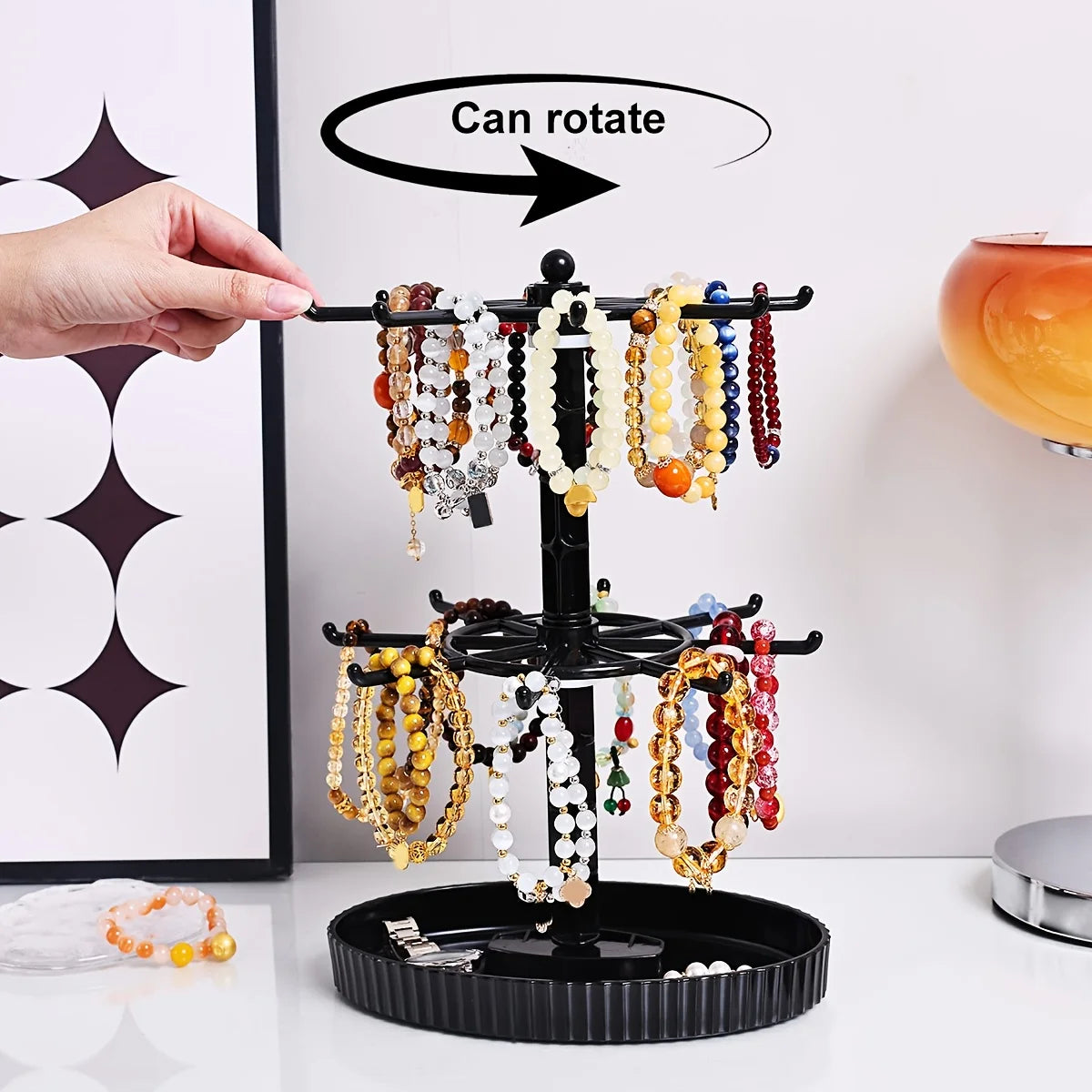 Présentoir Rotatif Boucle Oreille Bracelet Montre