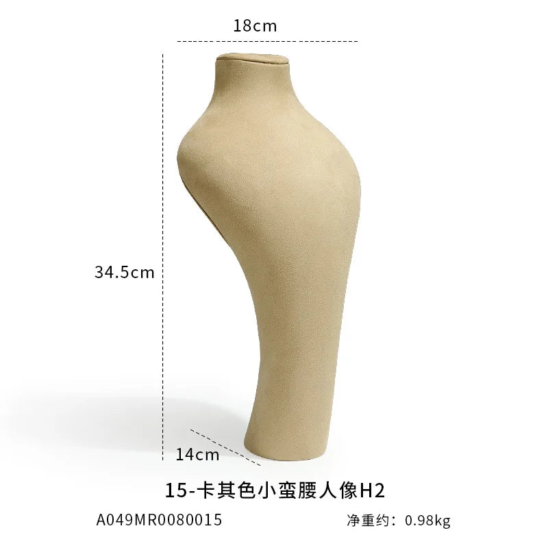 Ensemble Métal Beige Organisateur Bijoux Anneau Collier