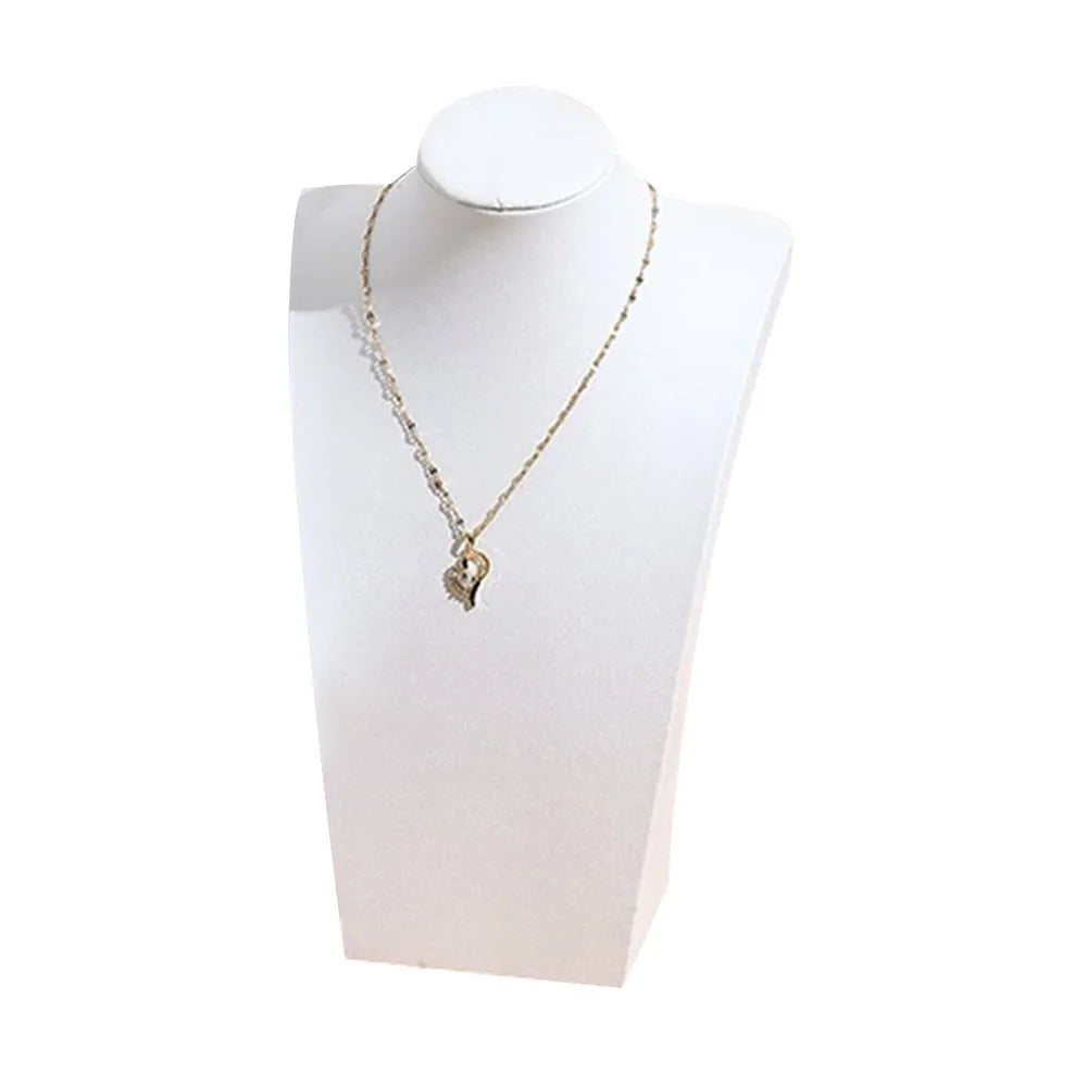 Buste Bijoux Velours Présentoir Vitrine Multi-Coloris