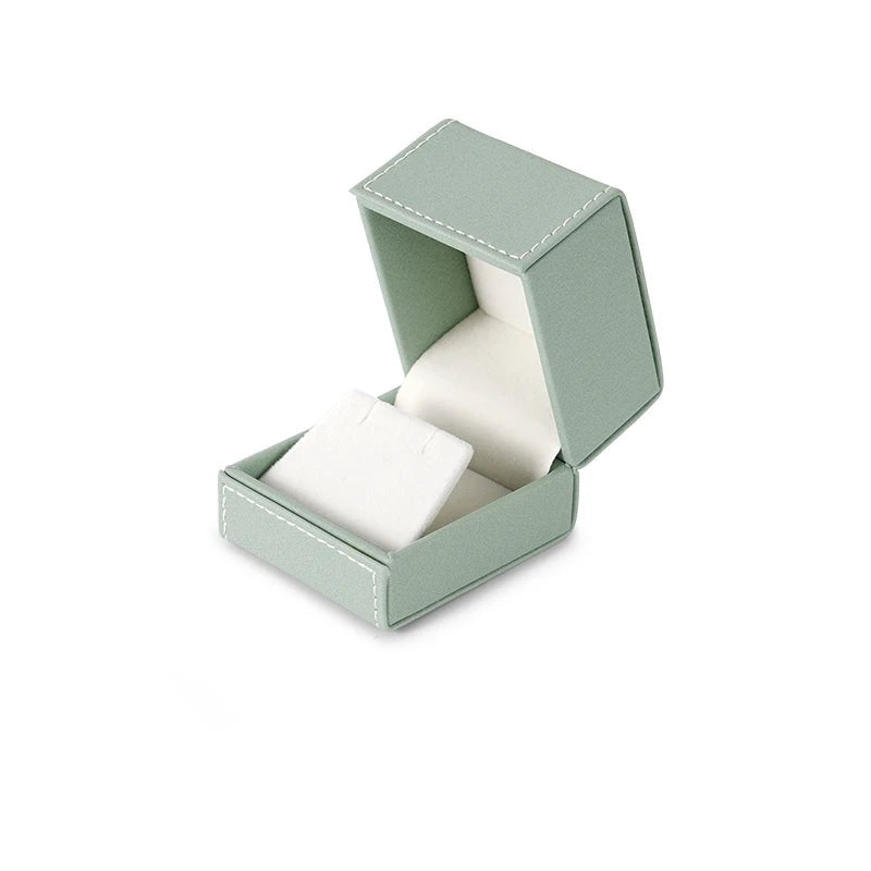Boîte Bijoux Velours Vert Coffret Mariage