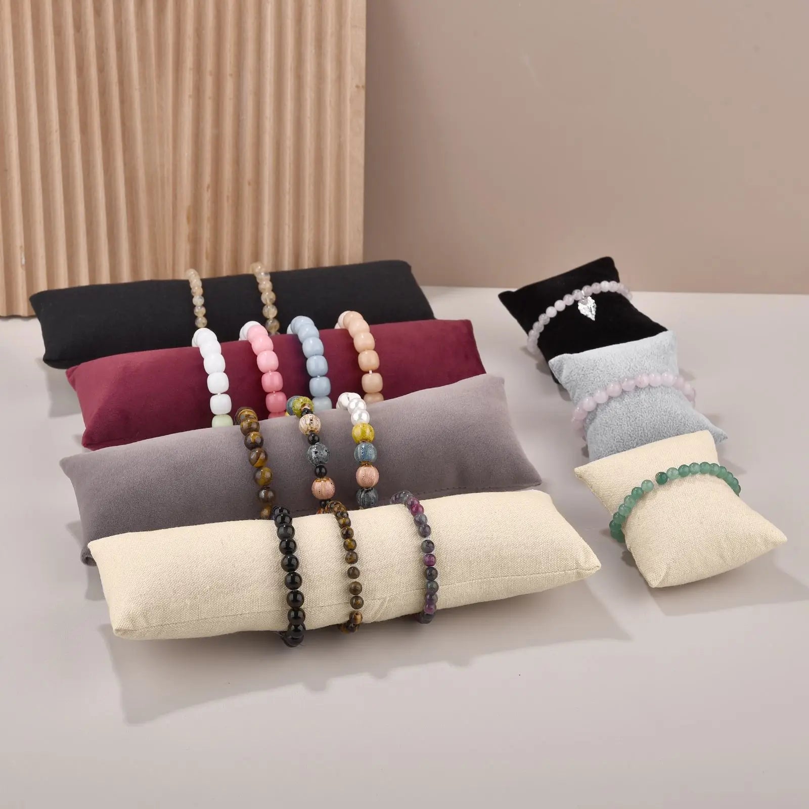 Coussin Montre Velours Carré Rectangulaire
