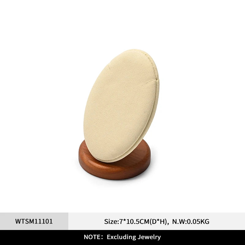 Présentoir Bijoux Bois Beige Collier Multifonctions