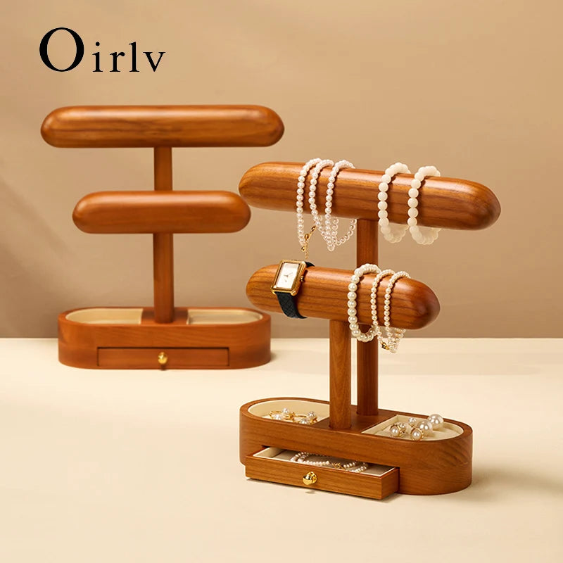 Présentoir Montre Bois Massif Organisateur Bracelet