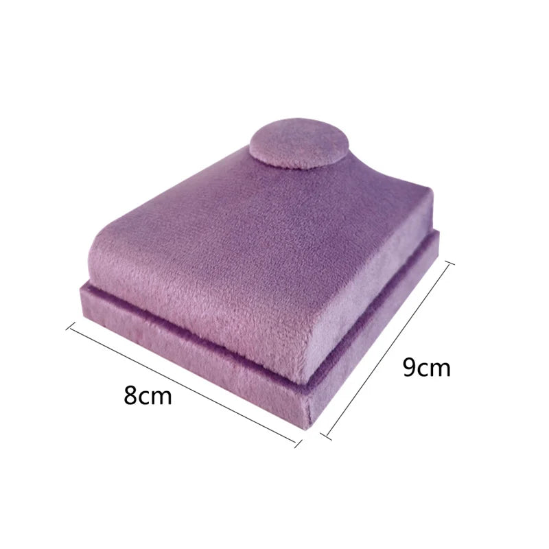 Présentoir Collier Velours Plat Luxe