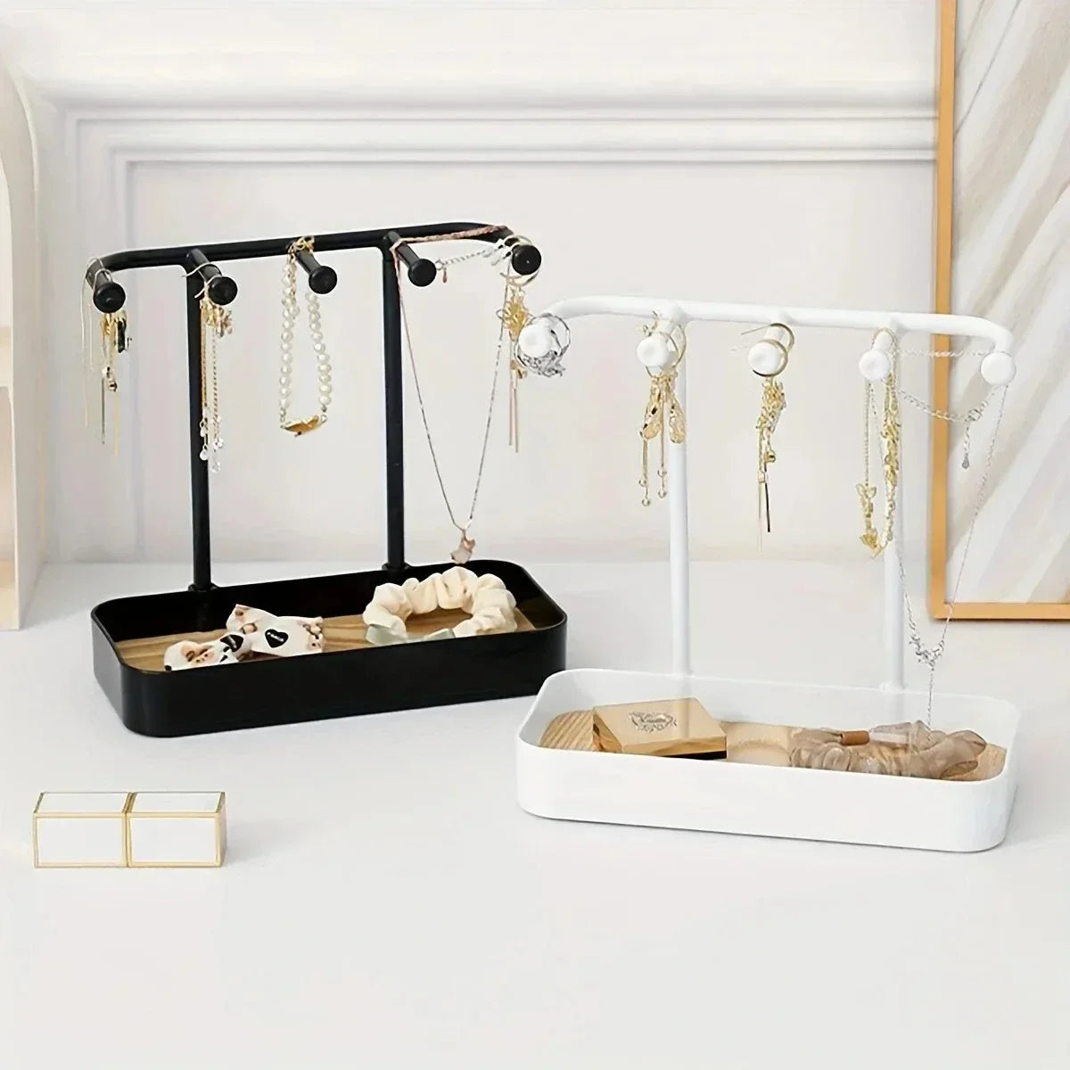 Présentoir Bijoux Bois Tiroir Moderne