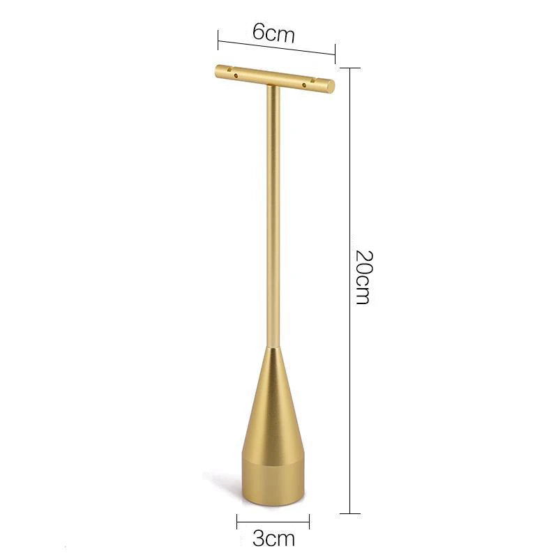 Présentoir Bijoux Métal Vert Doré Modulaire