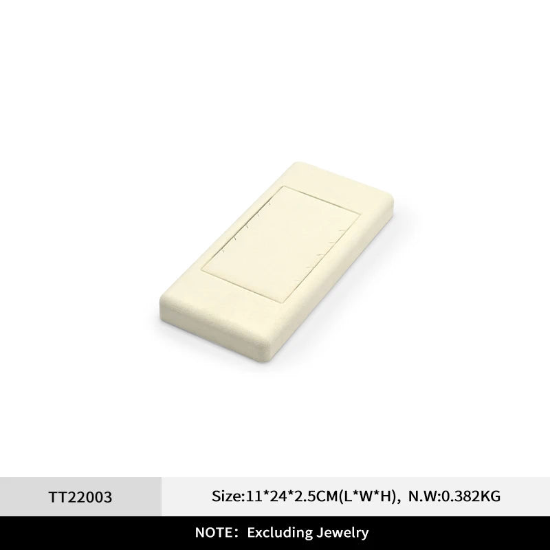Présentoir Bijoux Daim Beige Multi Supports