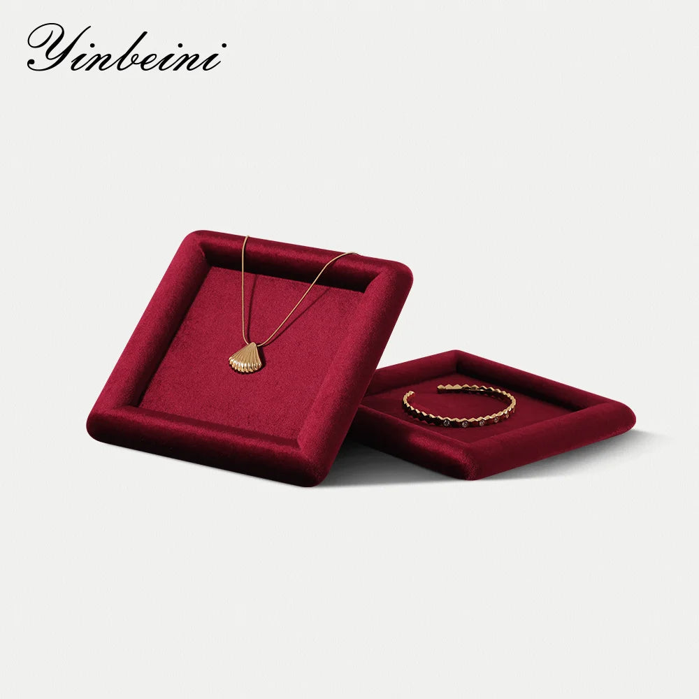 Plateau Bijoux Velours Plat Organisateur