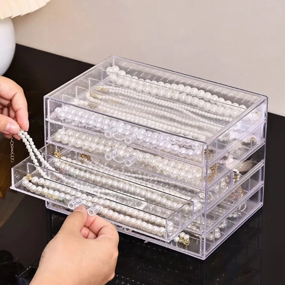 Présentoir Collier Plastique Rangement Étages