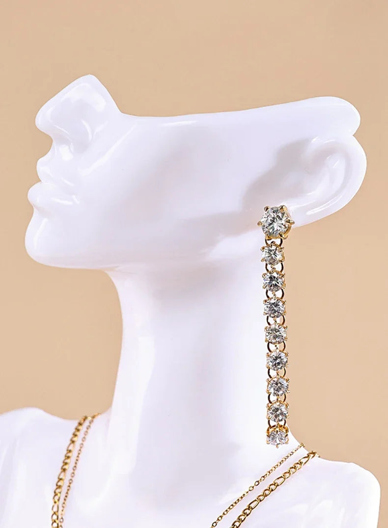 Présentoir Collier Buste Plastique Femme