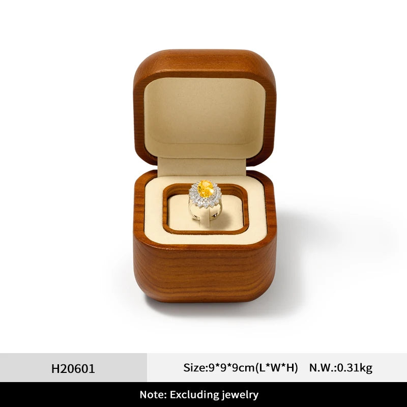 Boite Bijoux Bois Mariage Fiancailles Coffret Cadeau